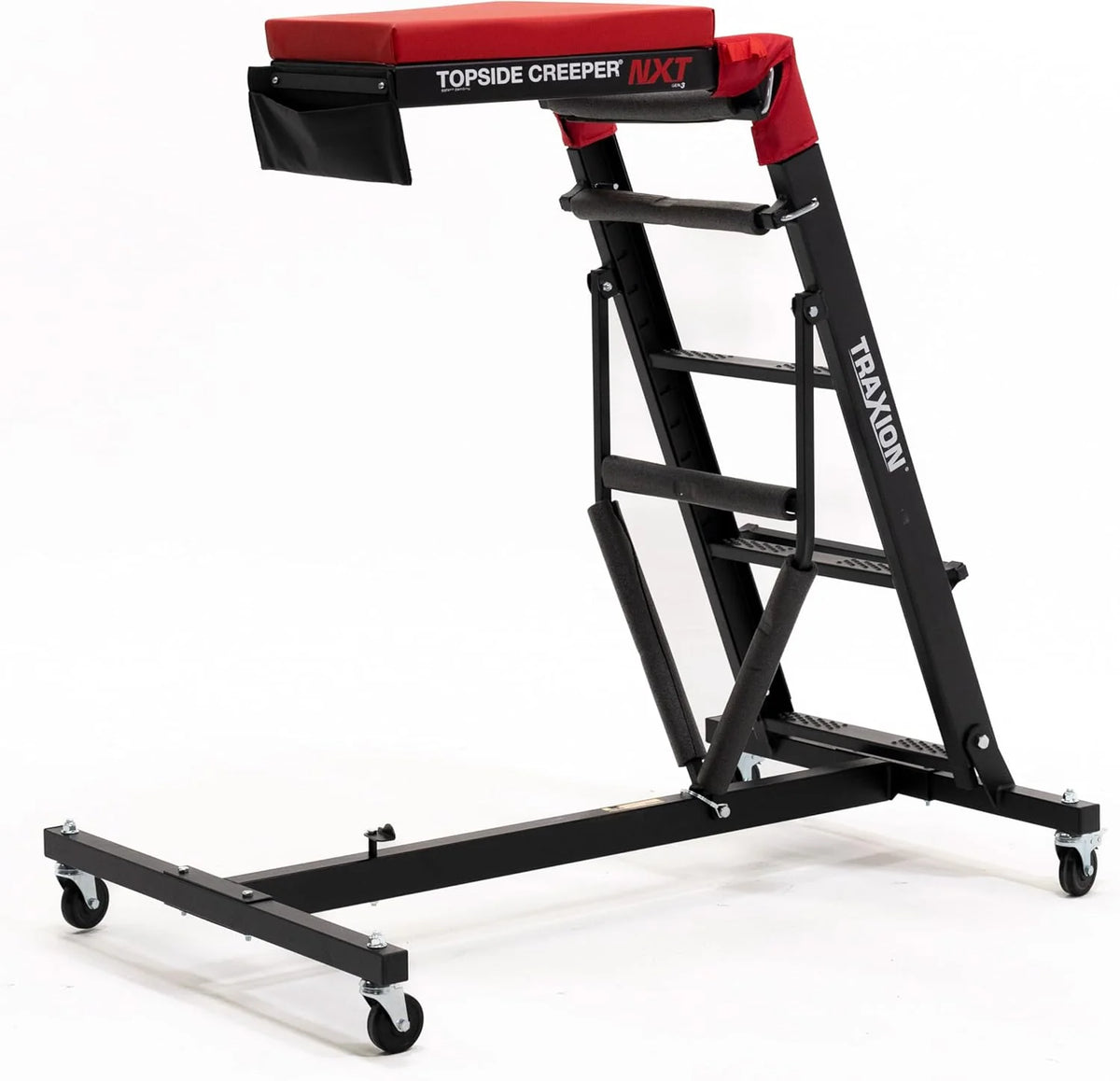 Traxion 3-200 NXT Foldable Topside Engine Creeper, Black