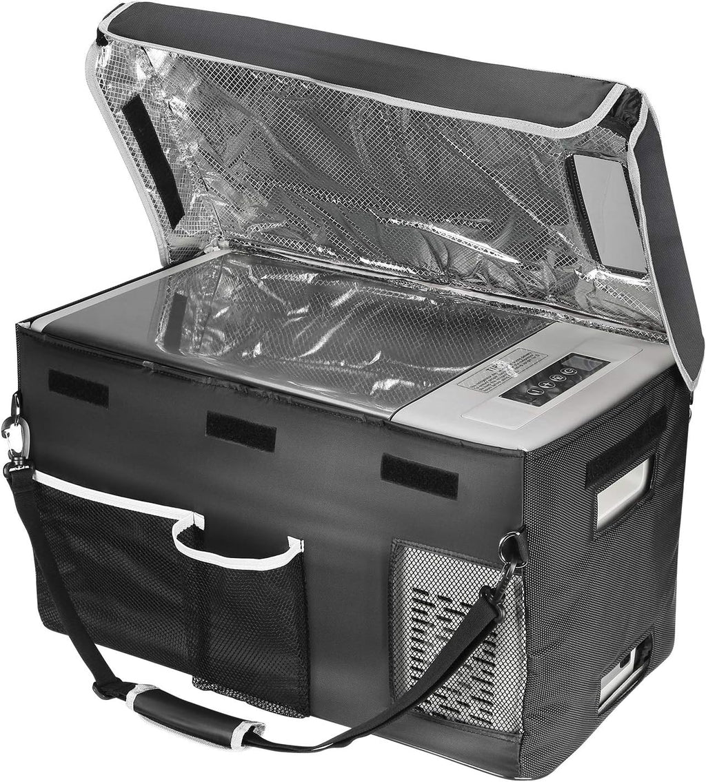 BougeRV 12 Volt Refrigerator 12V Car Fridge 23 Quart Portable Freezer Compressor Cooler 12/24V DC 110~240 Volt AC for Truck Van RV Camper SUV Travel Camping Road Trips Tailgating -7��~50��