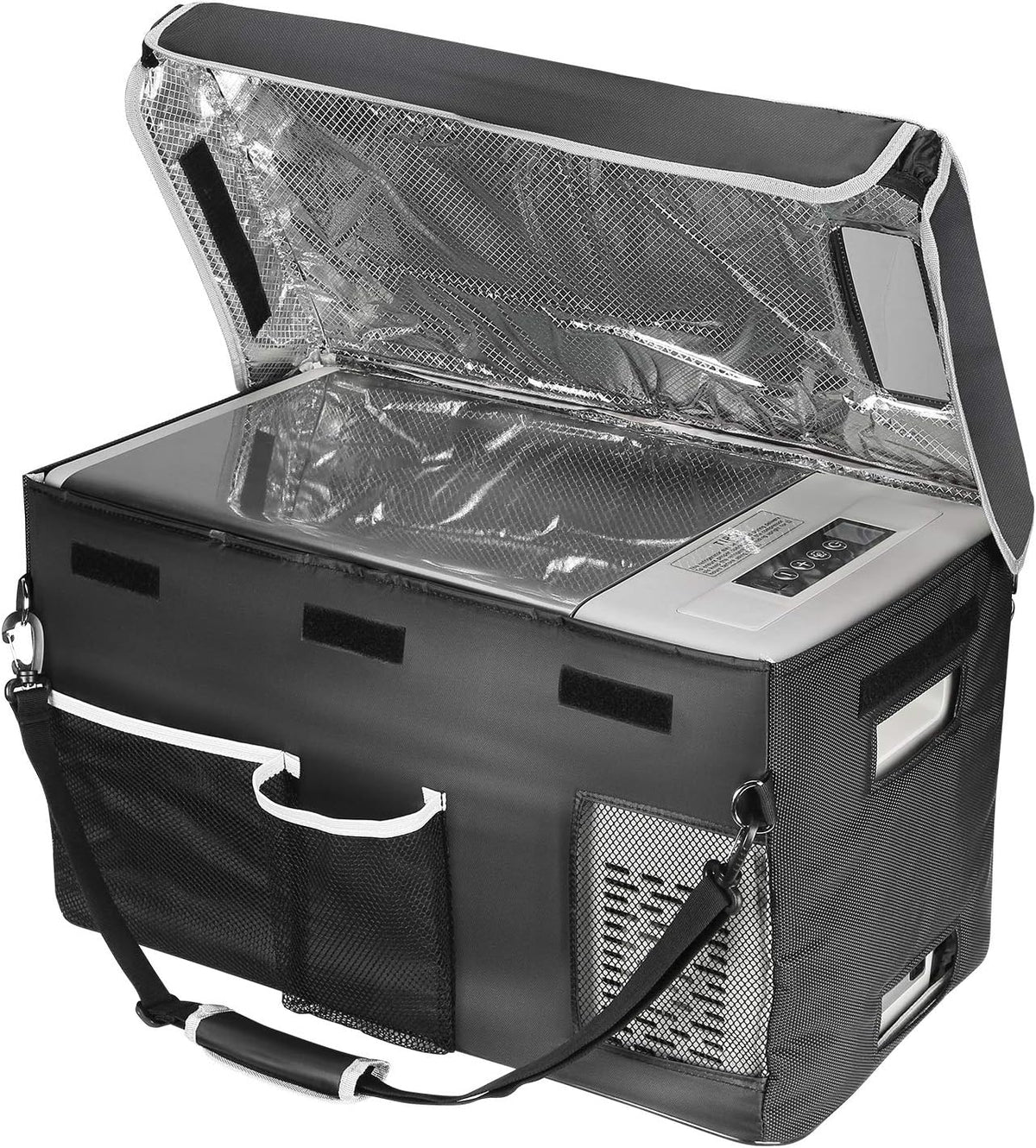 BougeRV 12 Volt Refrigerator 12V Car Fridge 23 Quart Portable Freezer Compressor Cooler 12/24V DC 110~240 Volt AC for Truck Van RV Camper SUV Travel Camping Road Trips Tailgating -7��~50��