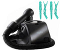 Reverse-Air Hair Dryer with Hair Clips �� Black