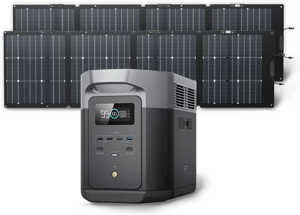Portable Power Station Delta 2 Max �� 2400W Solar Generator