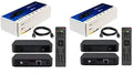 {Package of 2 } IPTV Box + in Built WiFi + HDMI Cable + Remote + Power Adapter