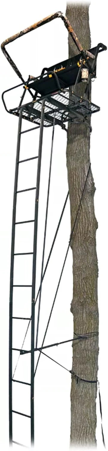 MUDDY Nexus XTL Ladder Tree Stand, 20ft, 500lb Capacity, 2-Person