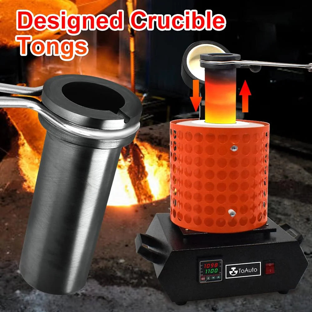 TOAUTO Gold Melting Furnace TGF3000-V1.1, 1+3KG, 1400W, 2100锟斤拷F