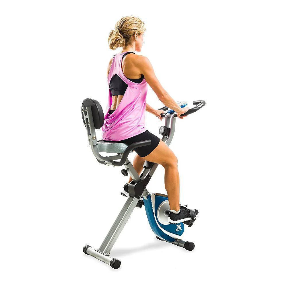 XTerra Fitness FB350 Folding Exercise Bike, Silver