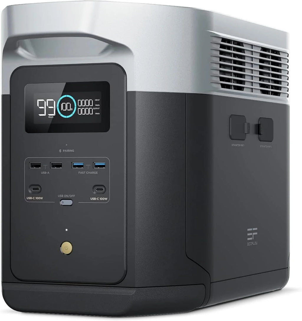 Portable Power Station Delta 2 Max �� 2400W Solar Generator