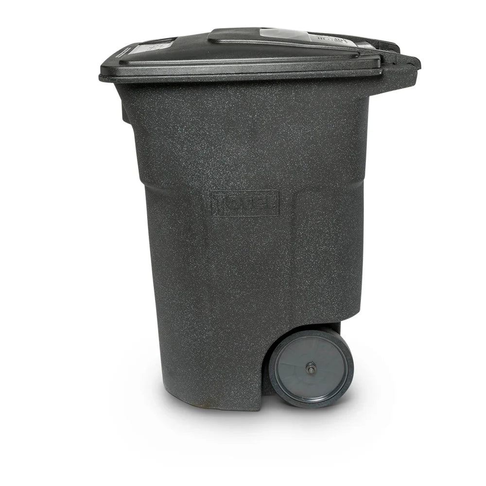 Toter 96 Gallon Trash Can with Smooth Wheels and Lid ;