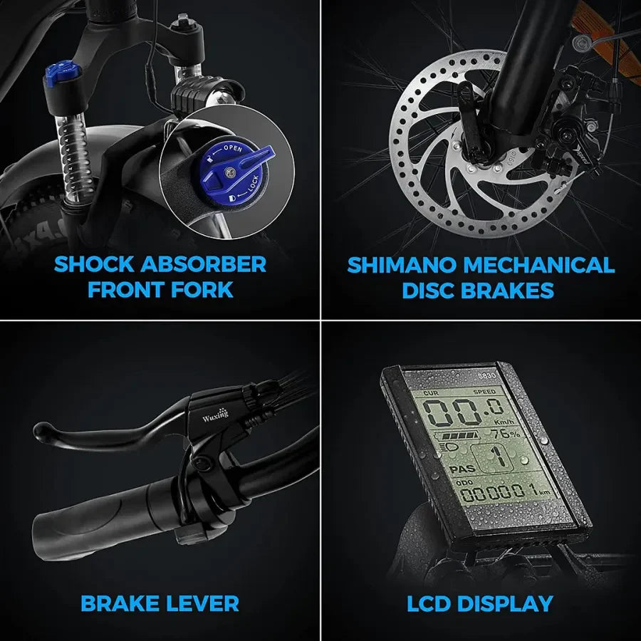 ���Clearance Sale��モ��Outdoor electric bike with 48V / 15Ah lithium battery��