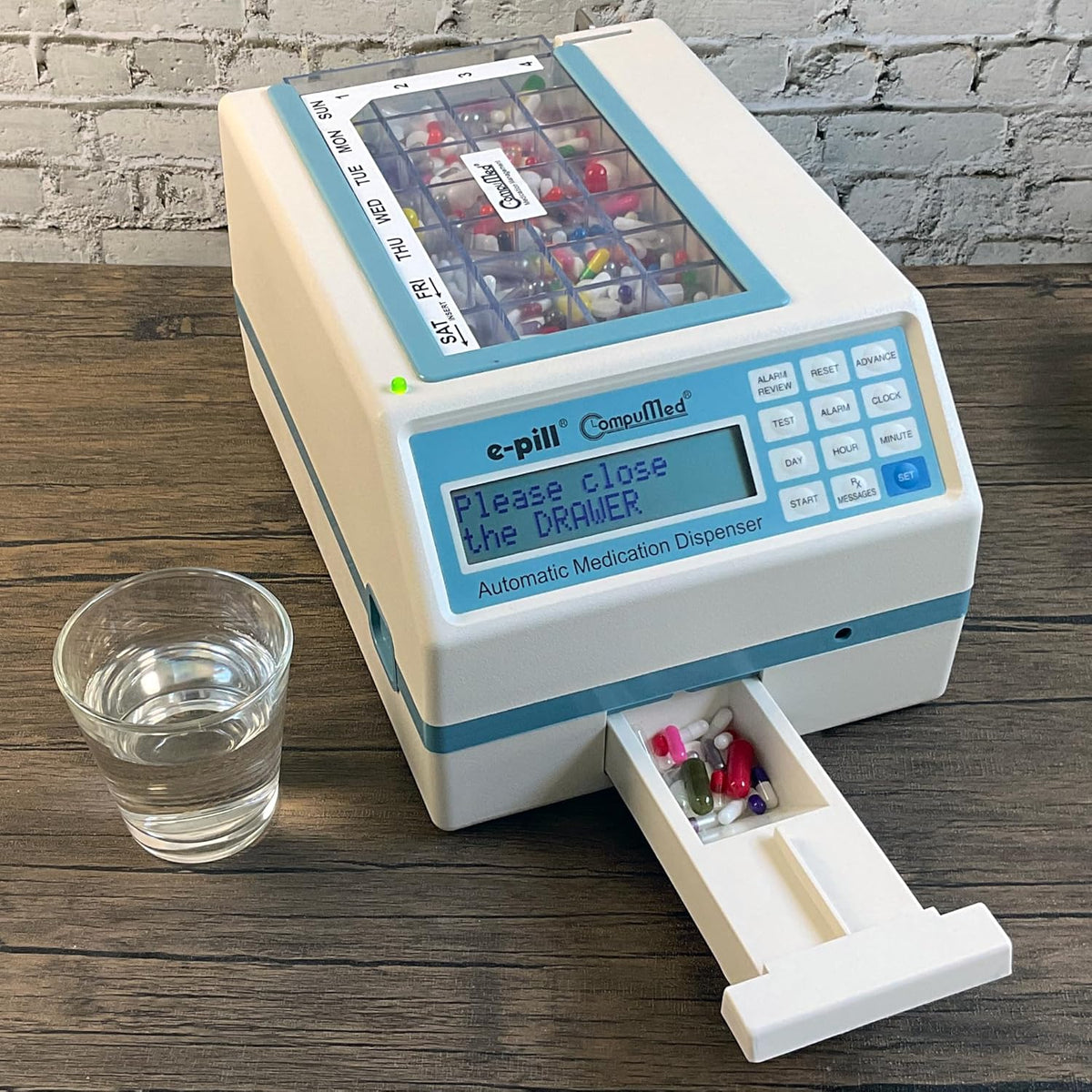 CompuMed - Tamper Resistant Automatic Pill Dispenser - AC Powered