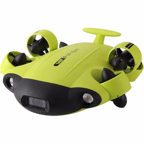 V6 4K UHD Underwater Drone with 328ft Depth, 162掳 Wide-Angle Lens, 6 Thrusters & 4000-Lumen Lights