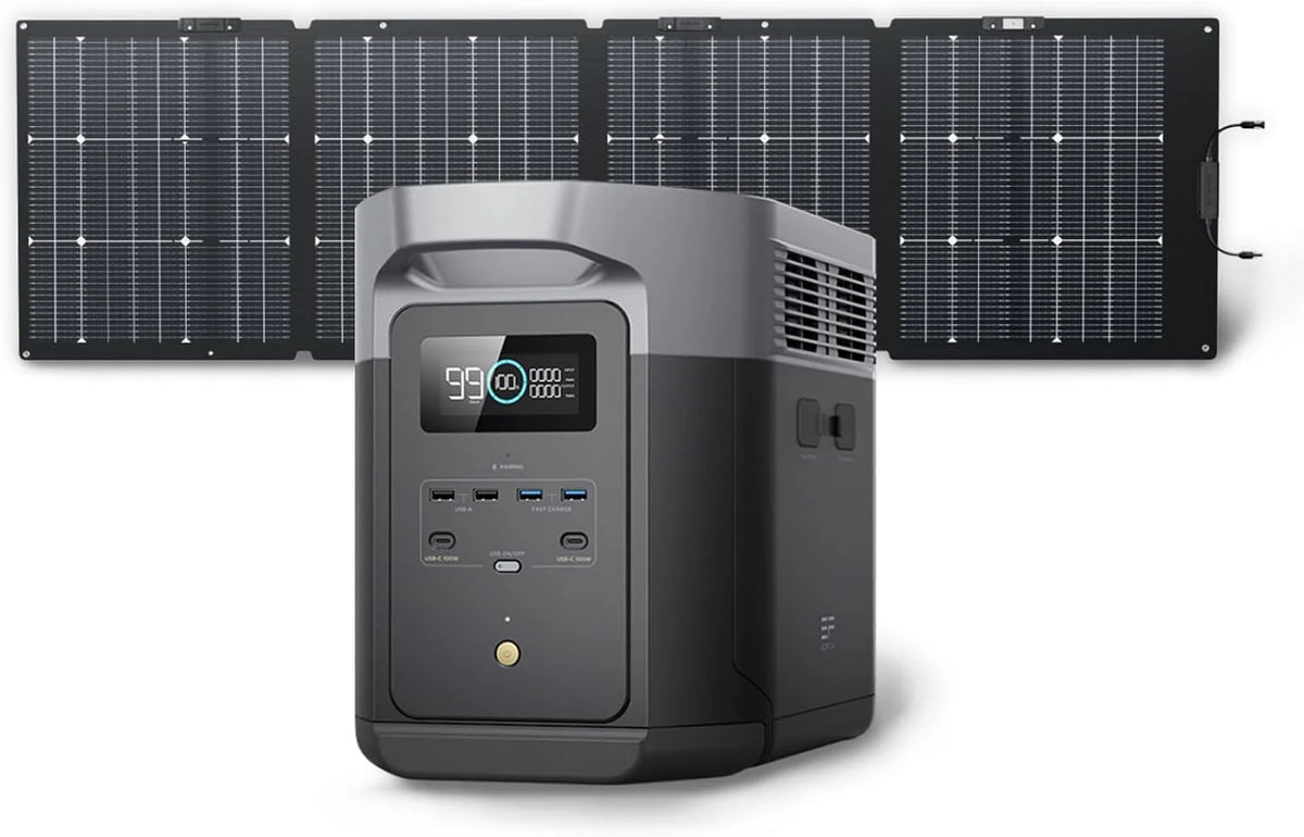 Portable Power Station Delta 2 Max �� 2400W Solar Generator