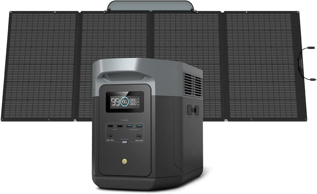 Portable Power Station Delta 2 Max �� 2400W Solar Generator