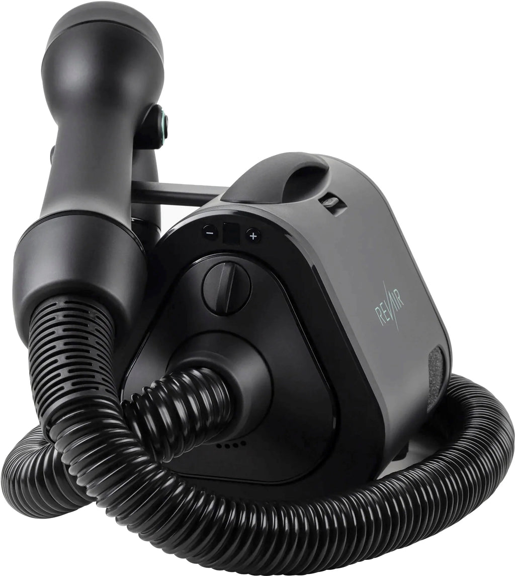 Reverse-Air Hair Dryer with Hair Clips �� Black