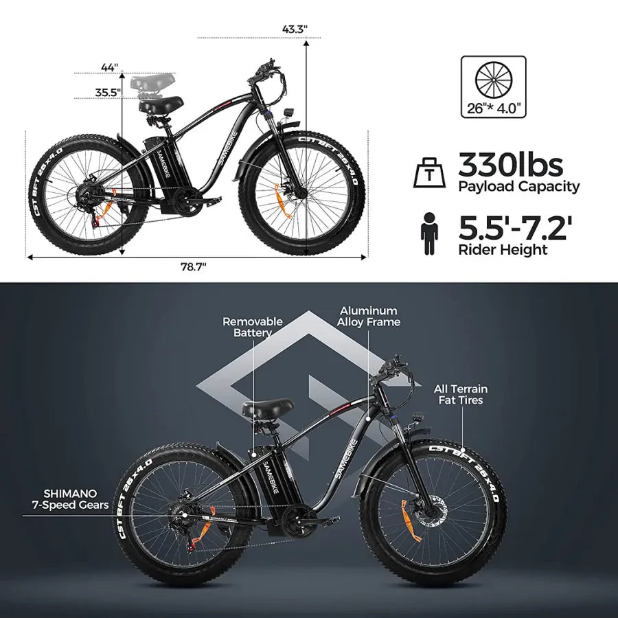 ���Clearance Sale��モ��Outdoor electric bike with 48V / 15Ah lithium battery��