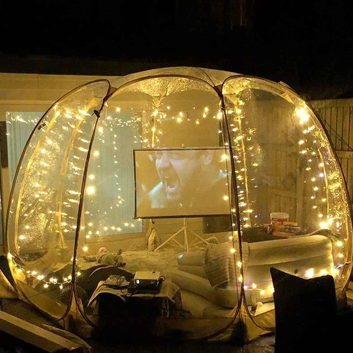 Bubble Tent Pop Up Gazebo, 8-10 Person Igloo Dome Garden Patio Canopy Shelter