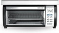 BLACK DECKER SpaceMaker Under Counter Toaster Oven, Digital Controls, Black/Stainless Steel, Fits 9锟芥�锟斤拷 Pizza or 4 Slices