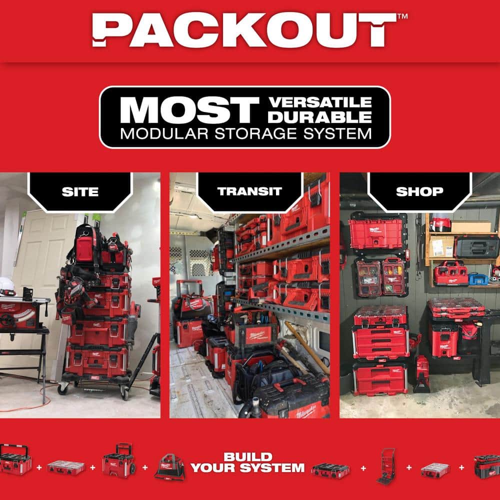 PACKOUT 22 in. Rolling Tool Box, 22 in. Large Tool Box and 22 in. Medium Tool Box 8426-8425-8424