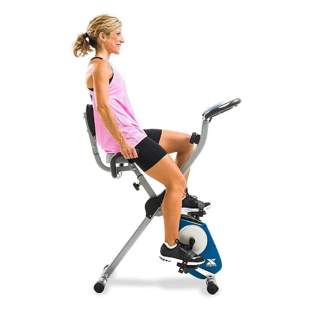 XTerra Fitness FB350 Folding Exercise Bike, Silver