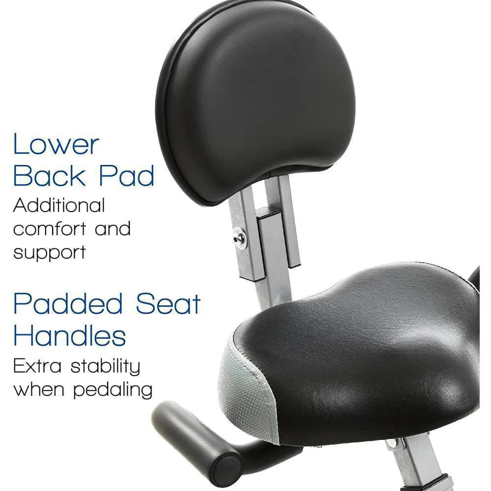 XTerra Fitness FB350 Folding Exercise Bike, Silver