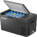 BougeRV 12 Volt Refrigerator 12V Car Fridge 23 Quart Portable Freezer Compressor Cooler 12/24V DC 110~240 Volt AC for Truck Van RV Camper SUV Travel Camping Road Trips Tailgating -7��~50��